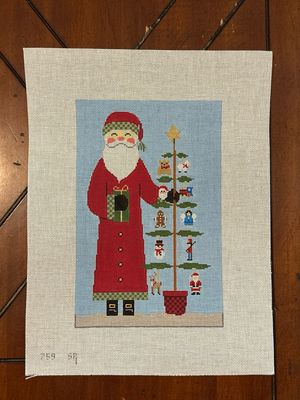 Santa with Toy Tree - 18 mesh