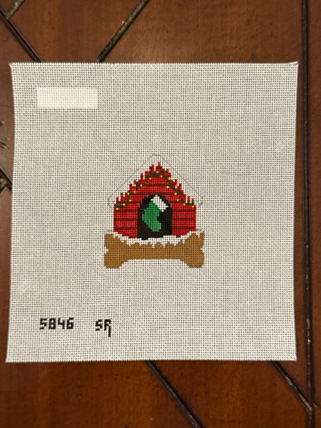 Dog Bone House Ornament