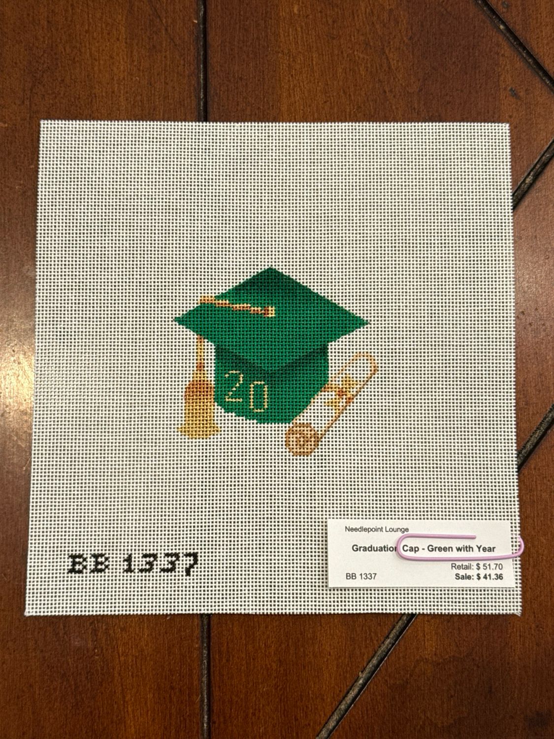 Graduation Cap - Green with Year