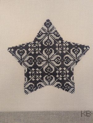 Navy Nordic Star All-over