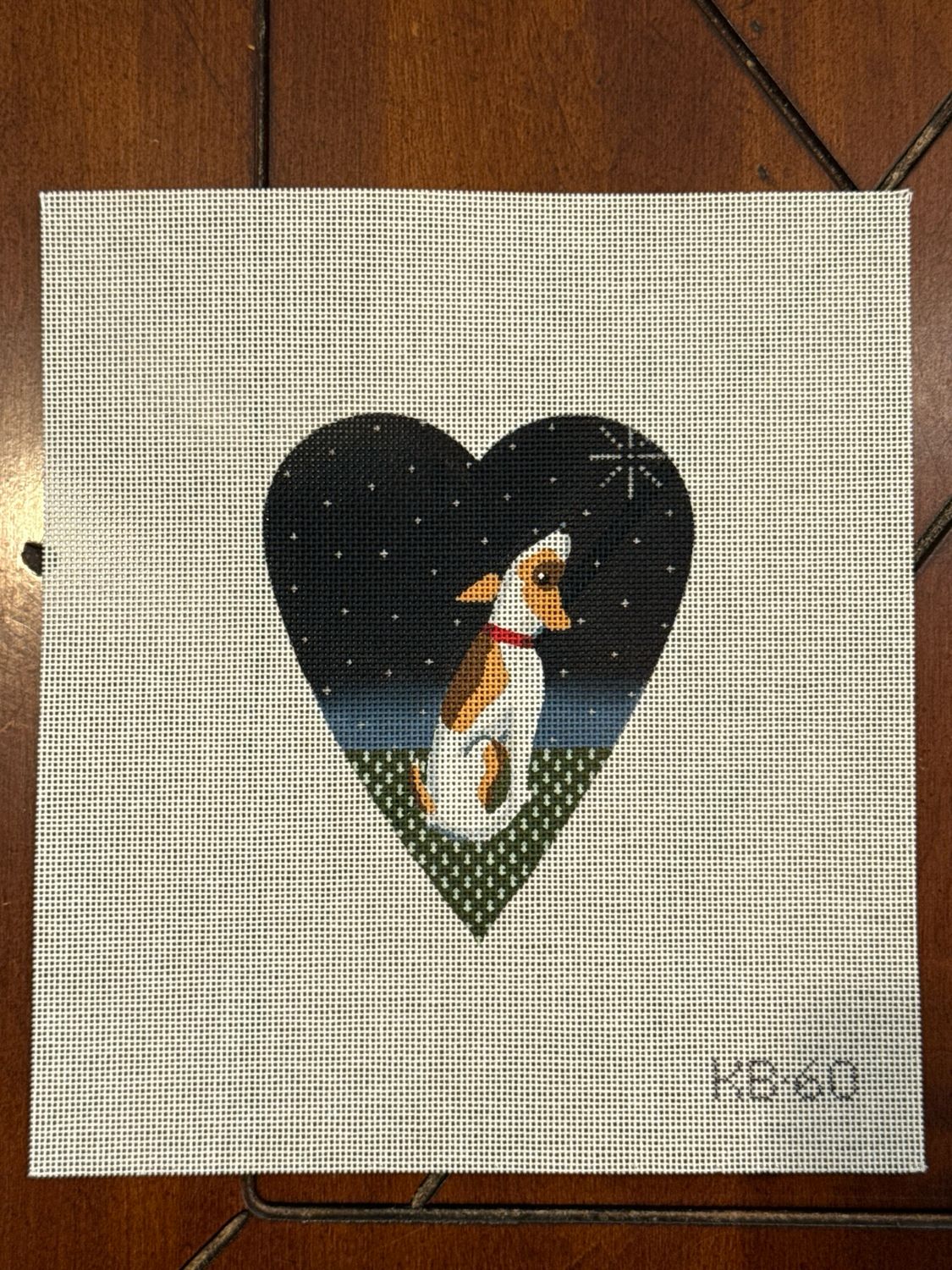 Midnight Jack Russell Heart