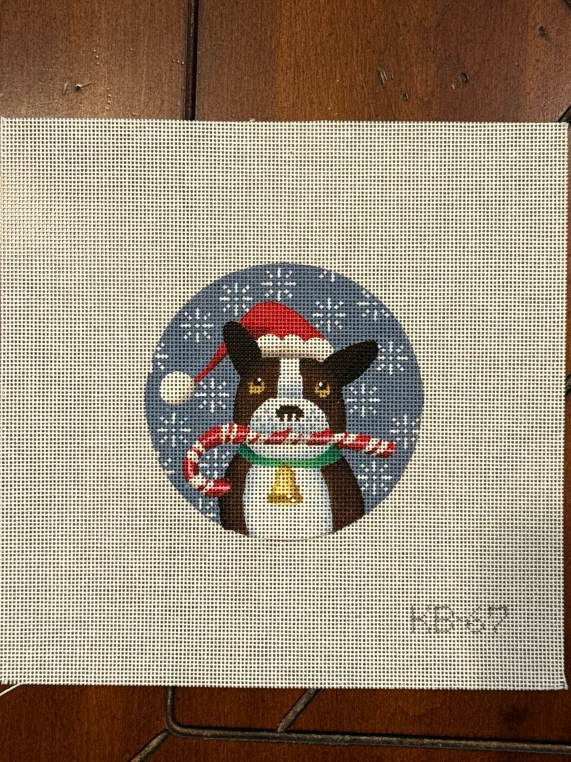 French Bulldog Xmas Circle