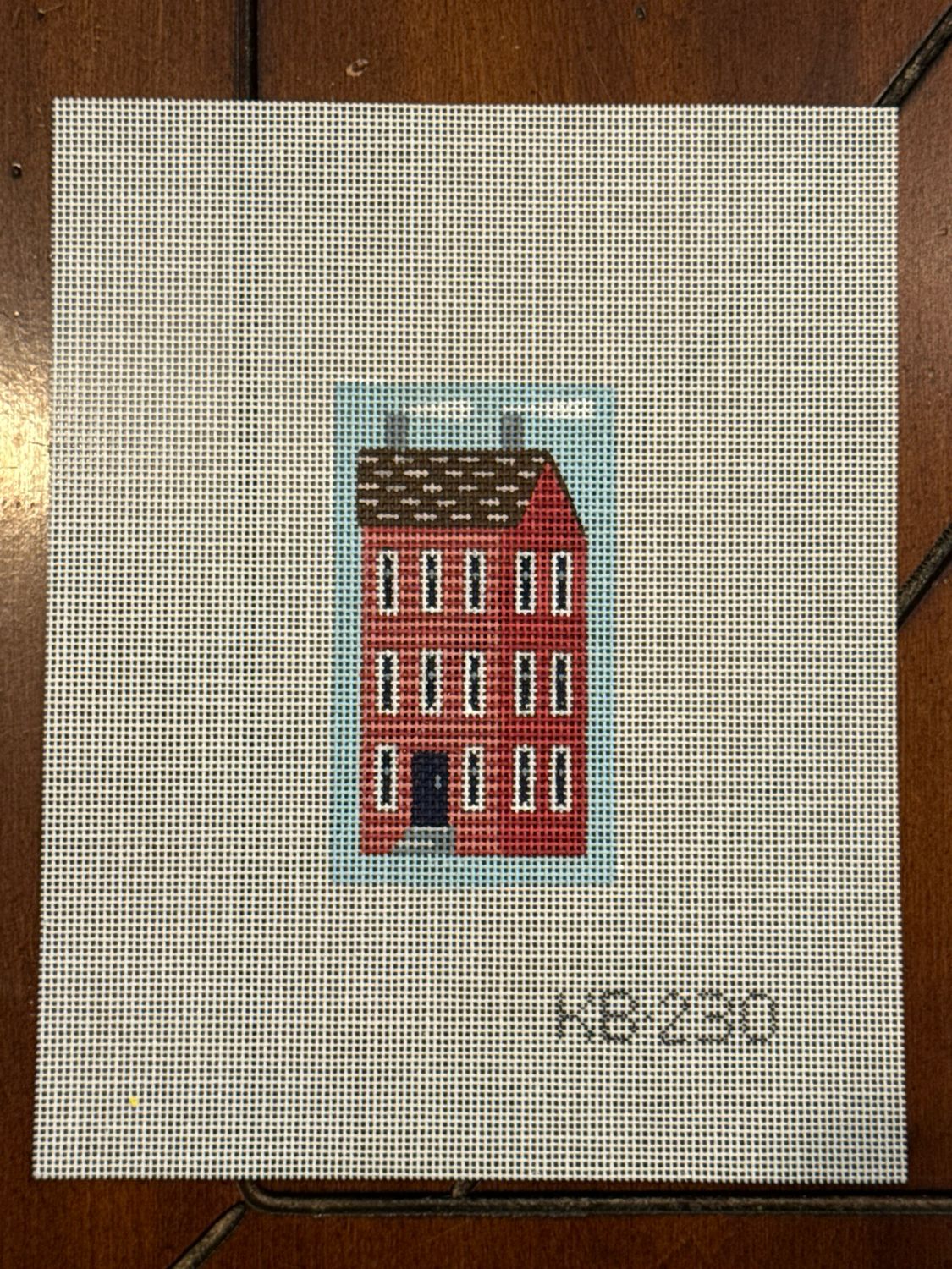 Red Shaker House Key Fob