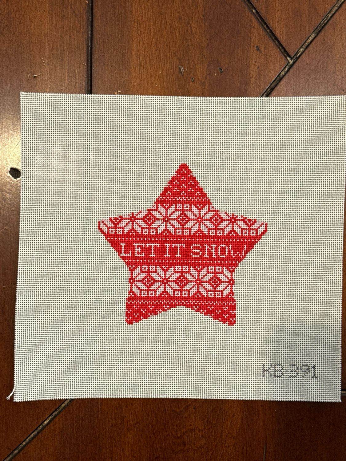 Nordic Let It Snow Xmas Star