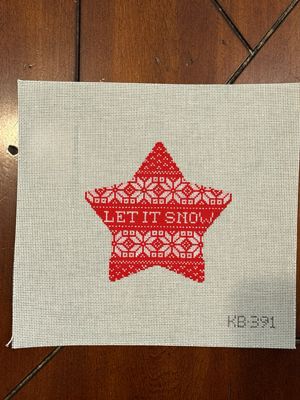 Nordic Let It Snow Xmas Star