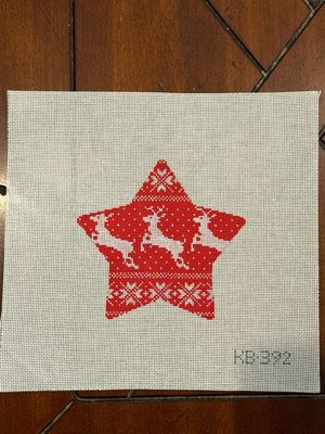 Nordic Reindeer Xmas Star