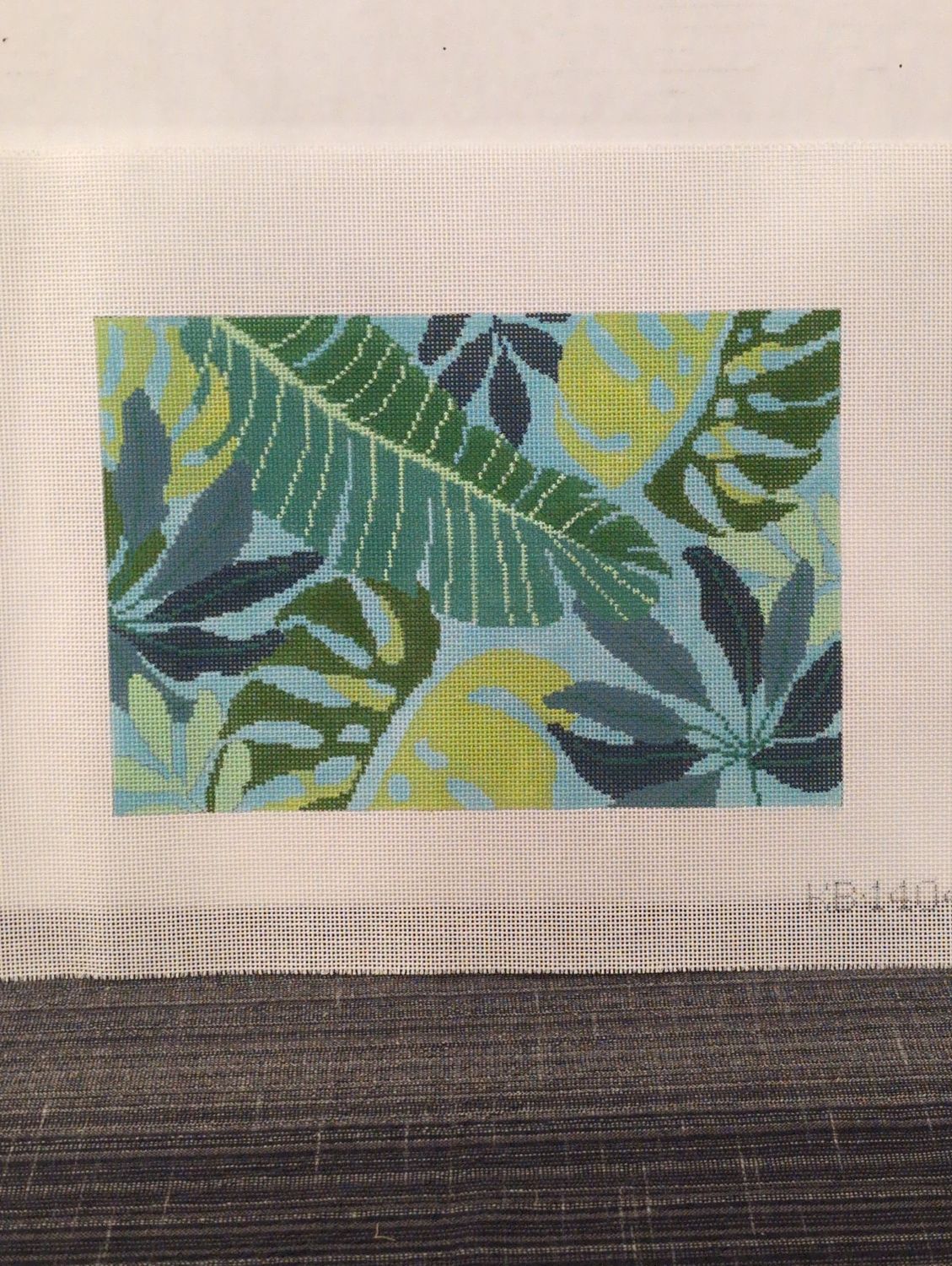 Tropical Leaves Clutch - Blue