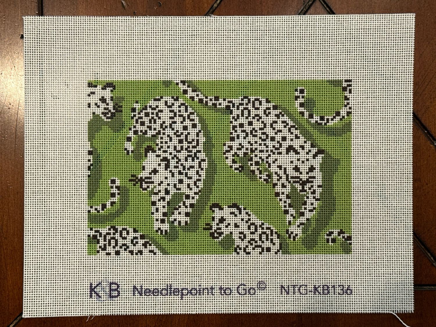 Leopard Clutch - Green