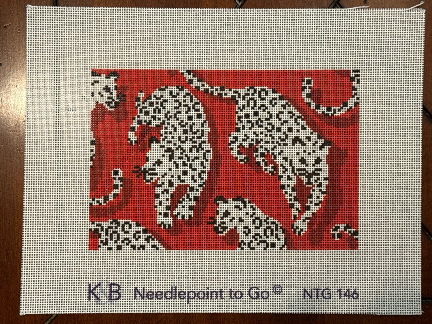Leopard Clutch - Red