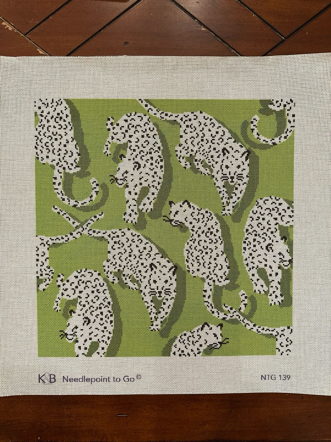 Leopard Pillow - Green