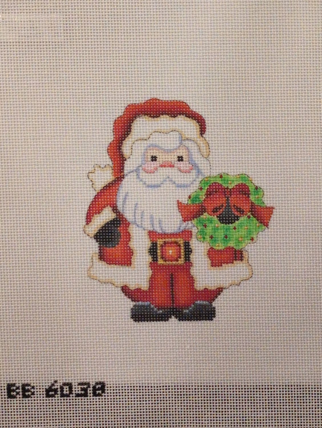 Mini Santa with Wreath