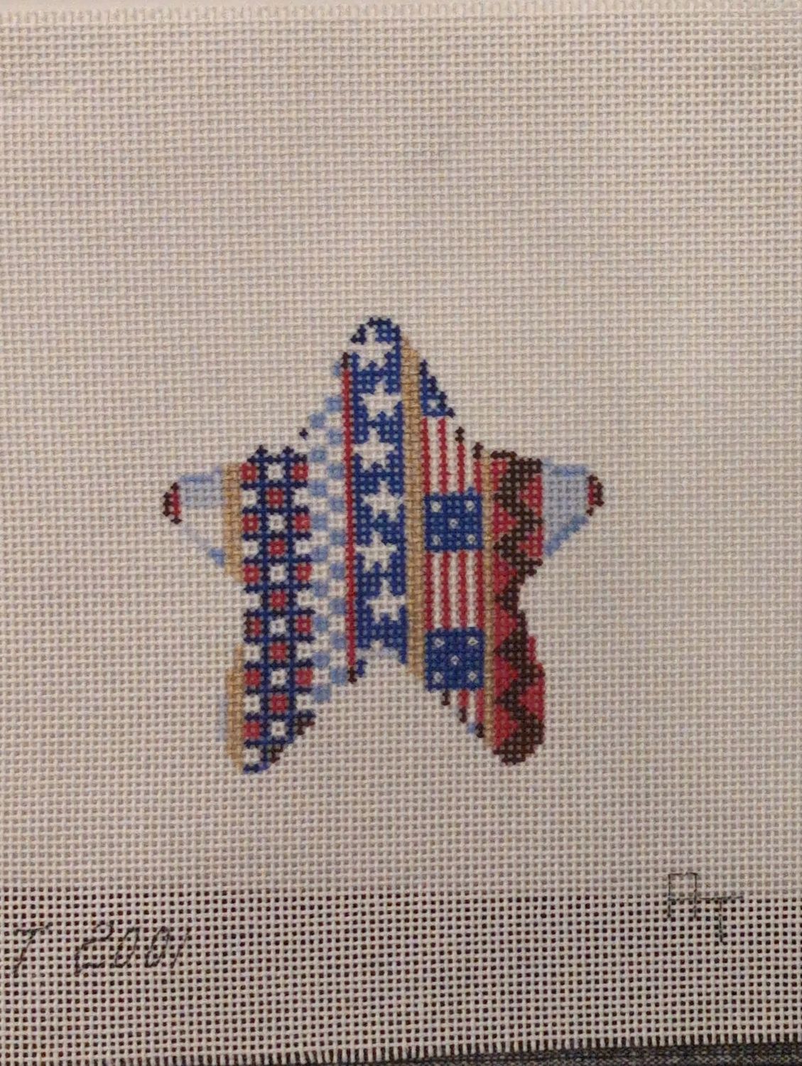 Patriotic Patterns Mini Star