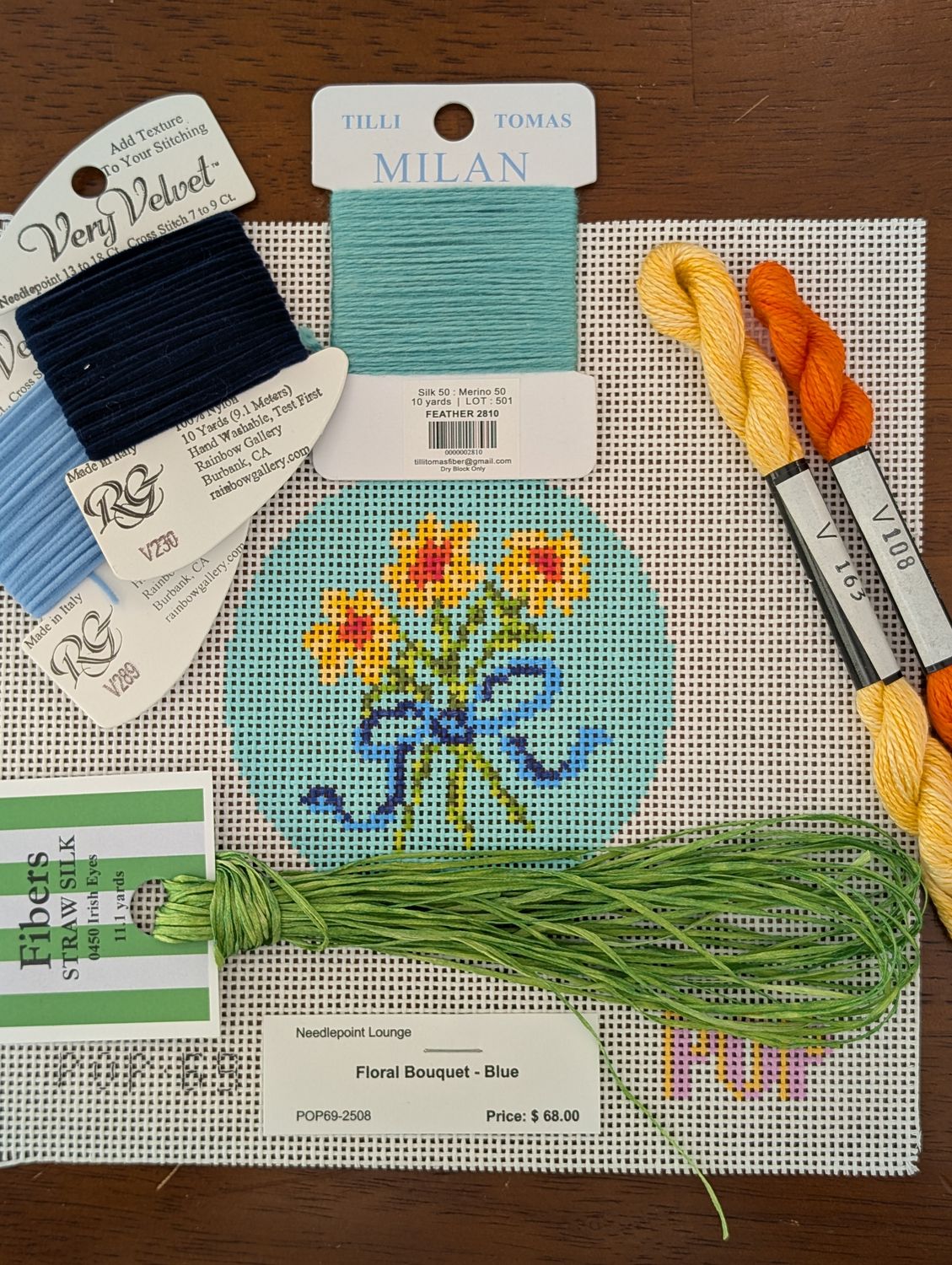 Floral Bouquet - Blue Kit