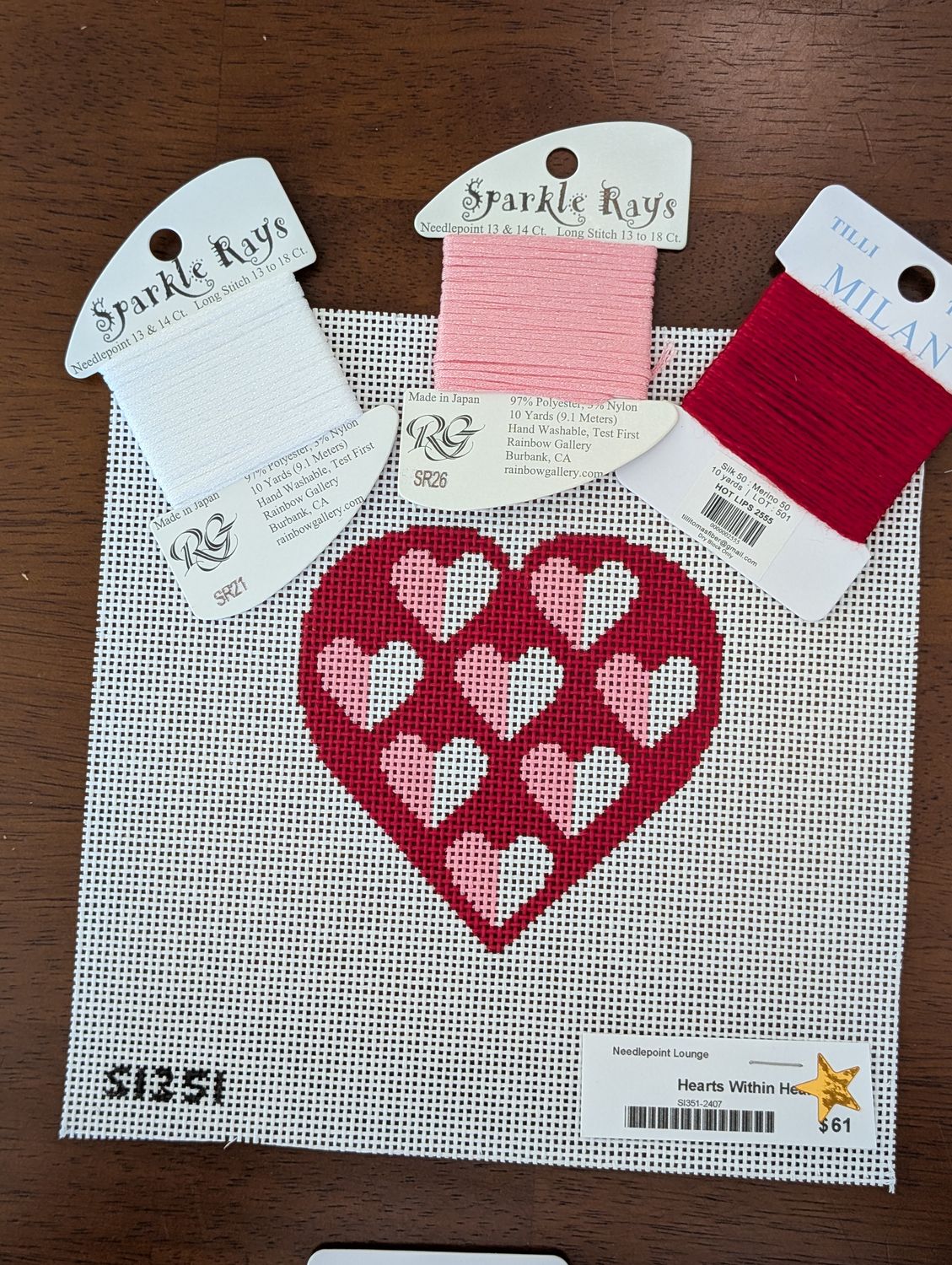 Hearts Within Heart (SI351) Kit