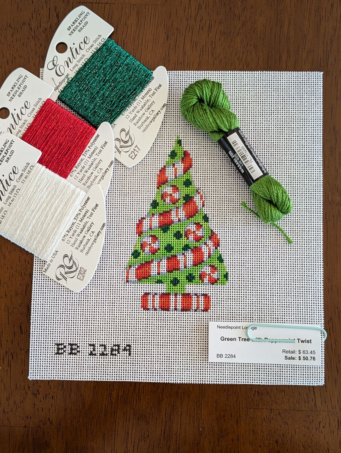 Green Tree with Peppermint Twist Kit
