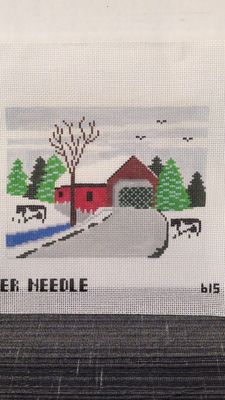 Covered Bridge Pillow