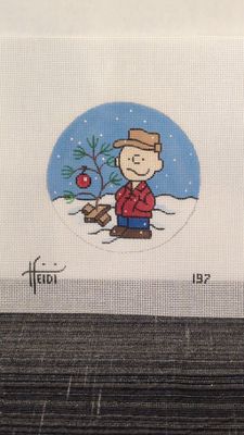 Charlie Brown with Christmas Tree