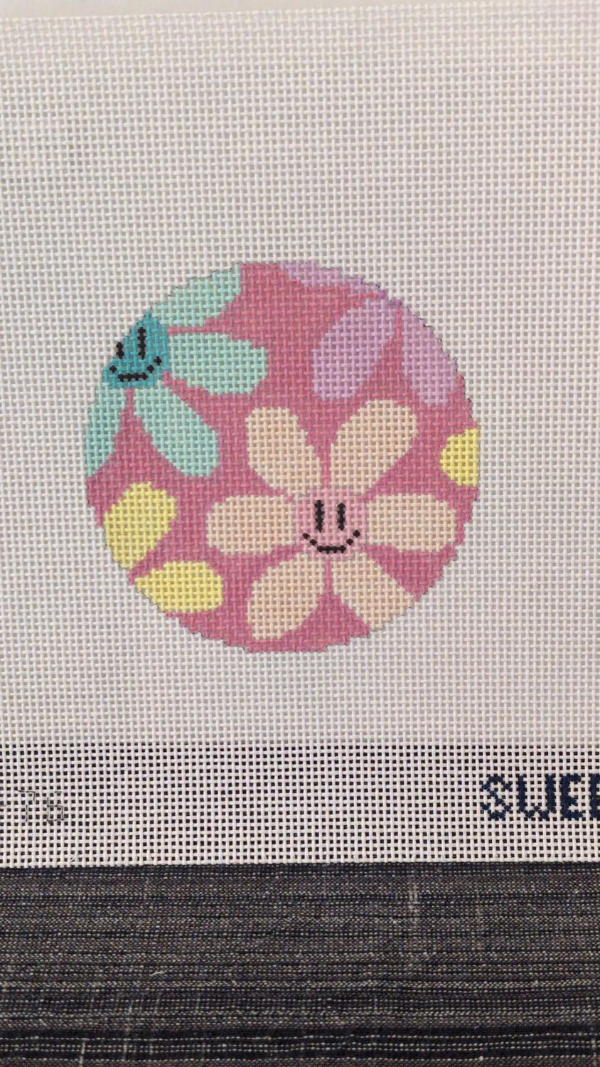 Happy Flowers Round