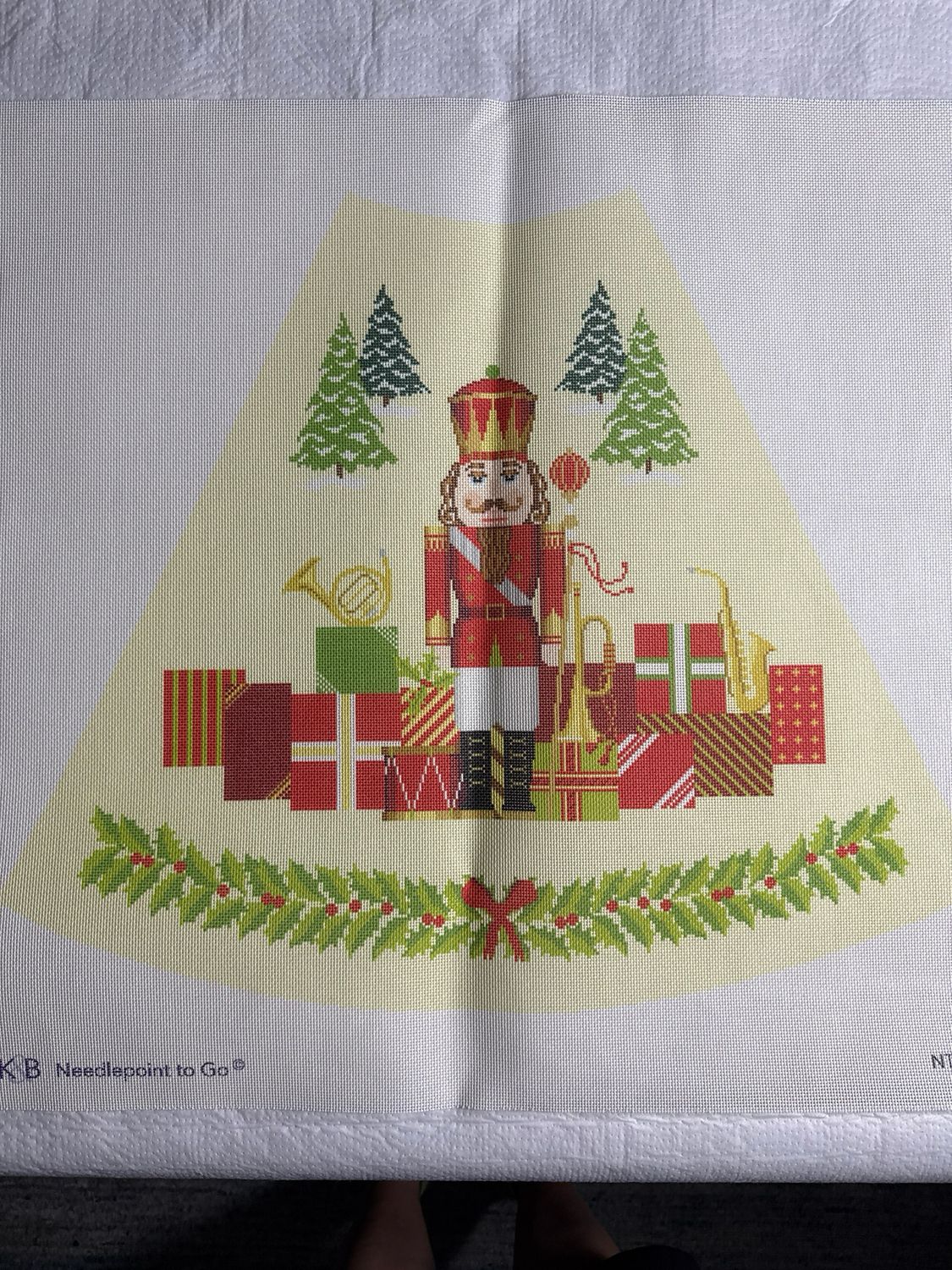 Red Nutcracker Tree Skirt