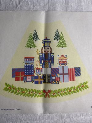 Blue Nutcracker Tree Skirt