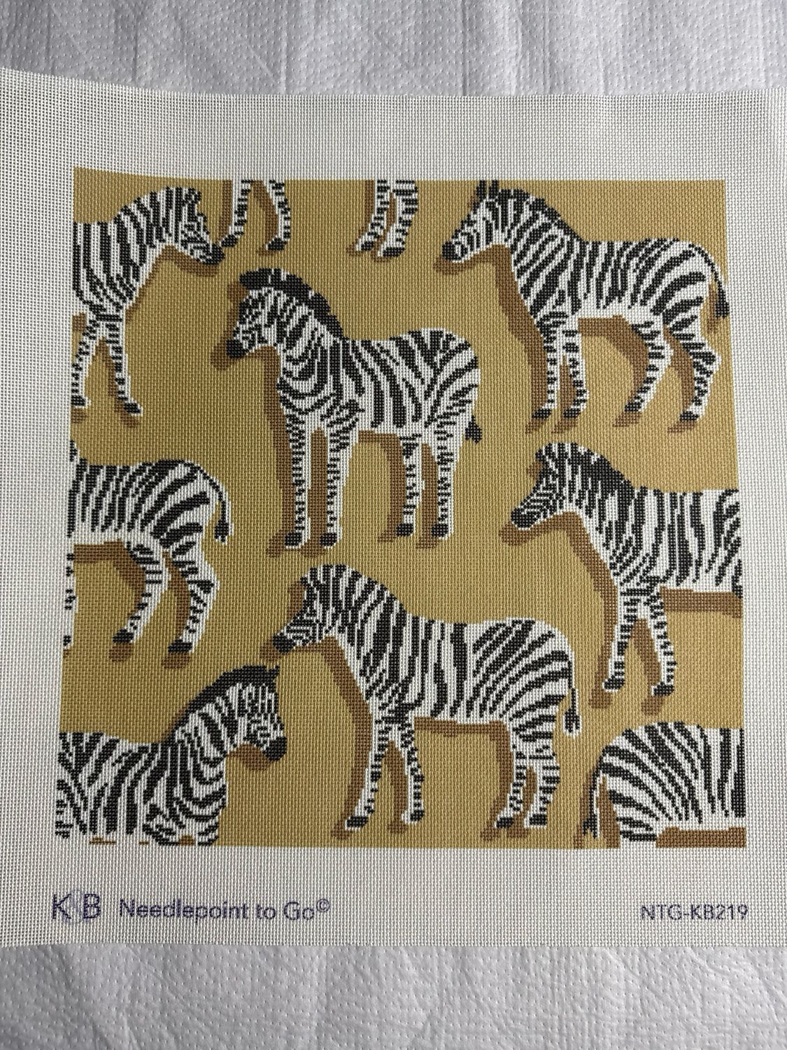Zebra Pillow Tan