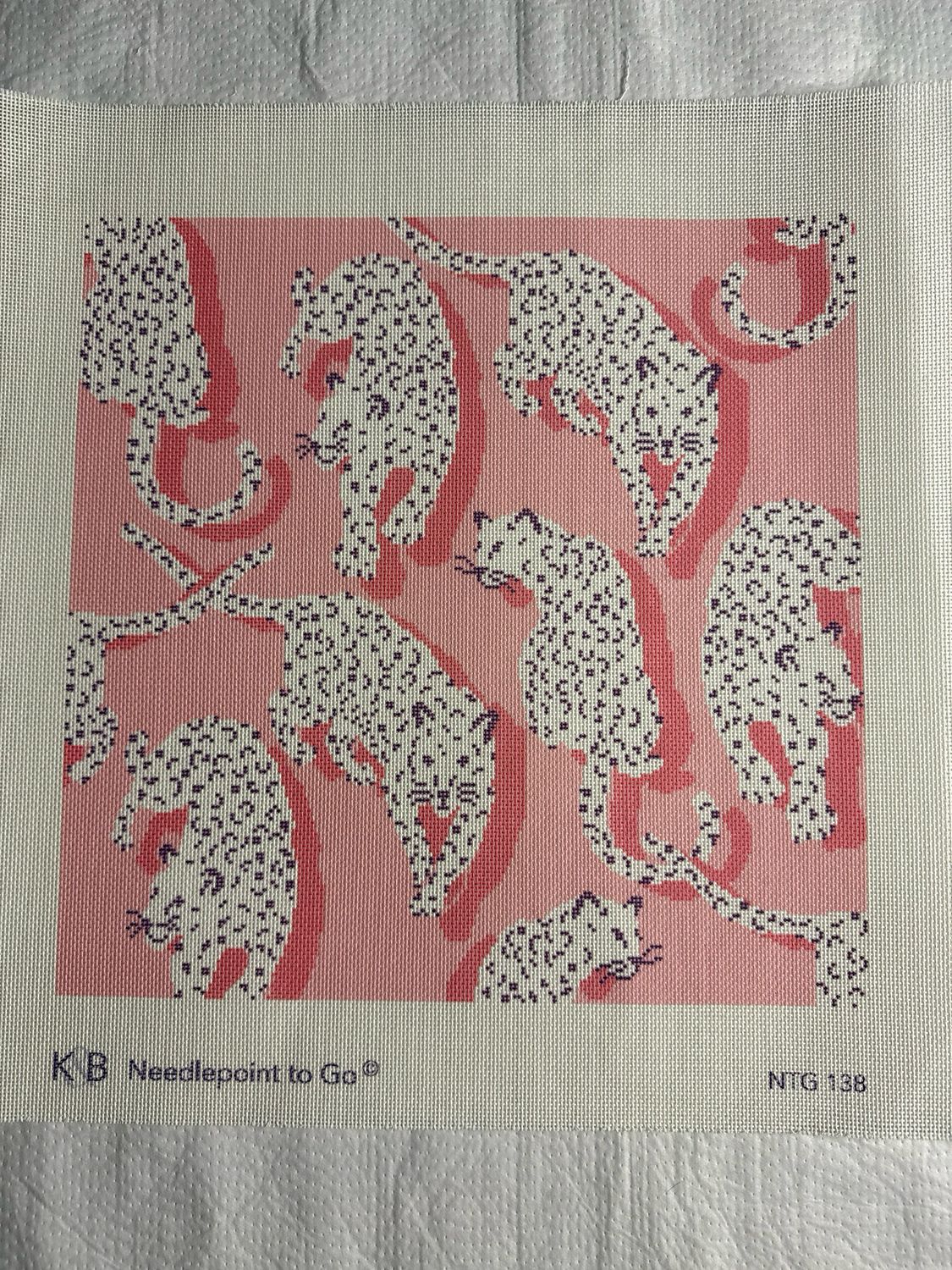 Leopard Pillow - Pink