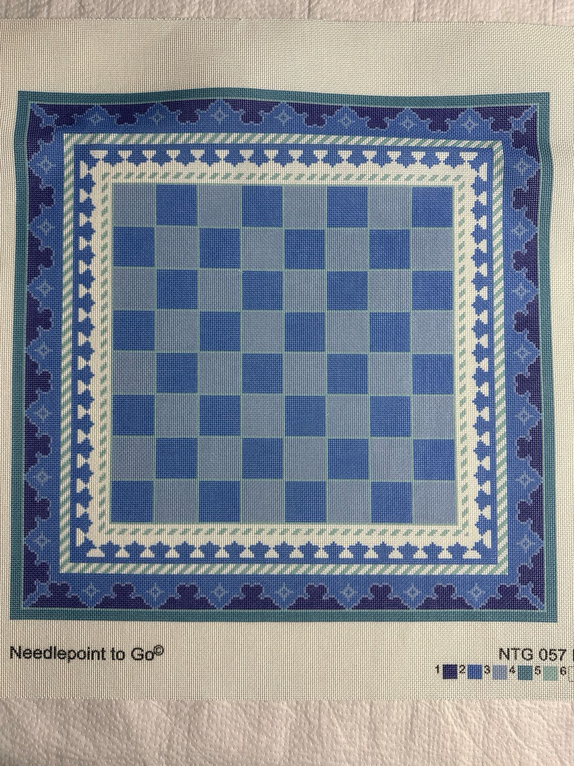 Chessboard Blue