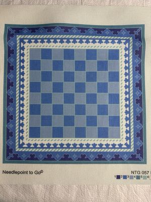 Chessboard Blue