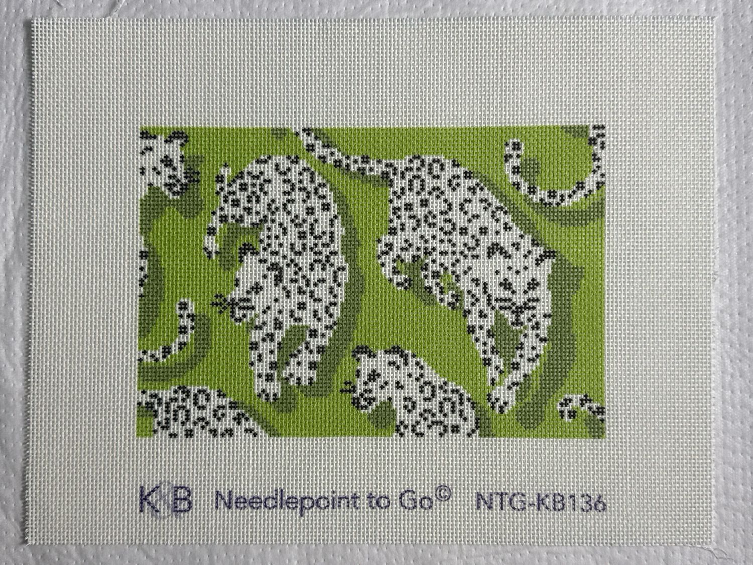 Leopard Clutch - Green