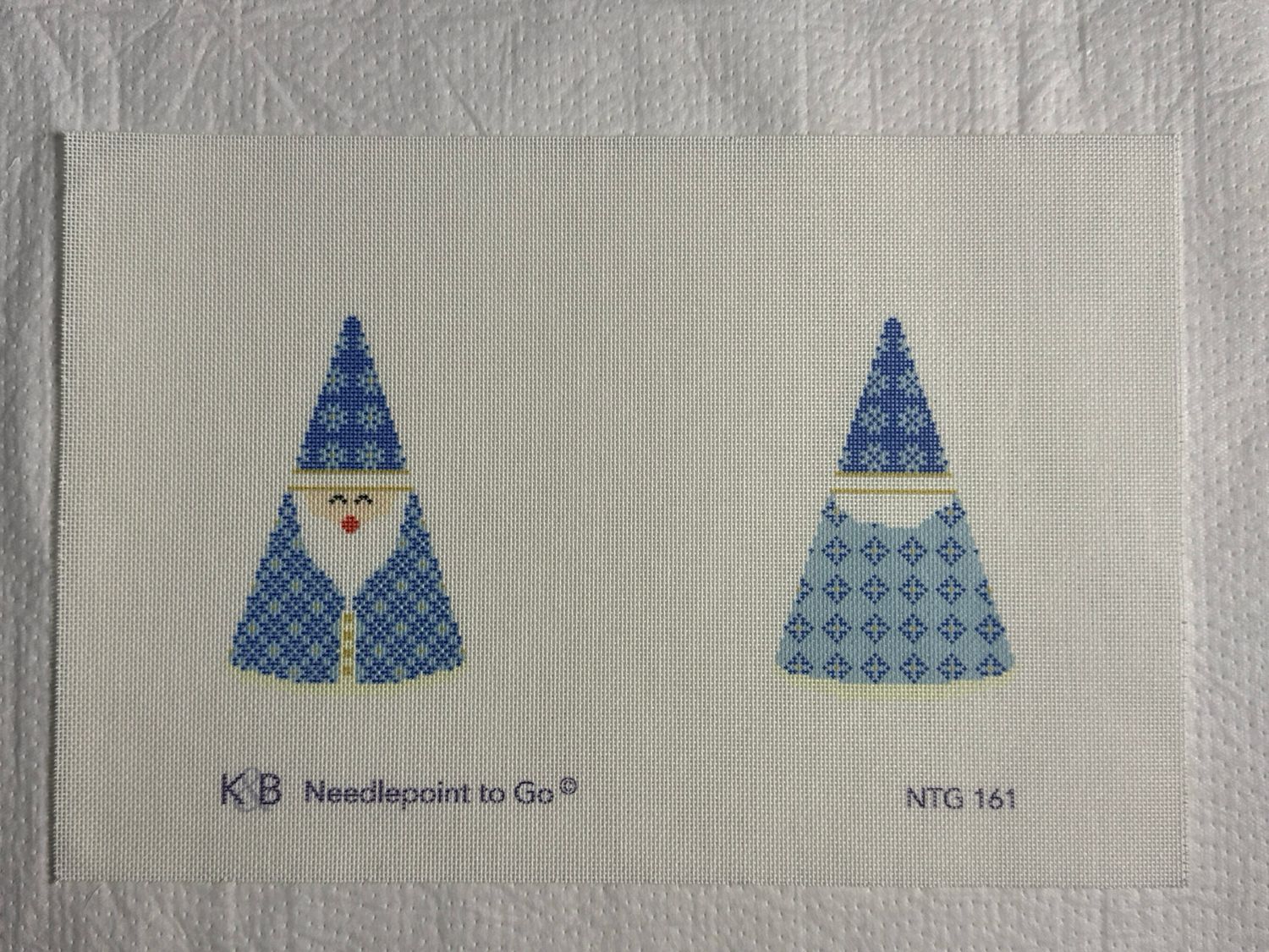 Blue Snowflakes Hat Santa Cone