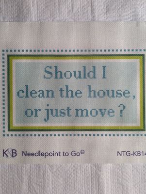 Should I Clean the House or Just Move - Green/Turq