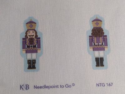 Purple Two Sided Nutcracker
