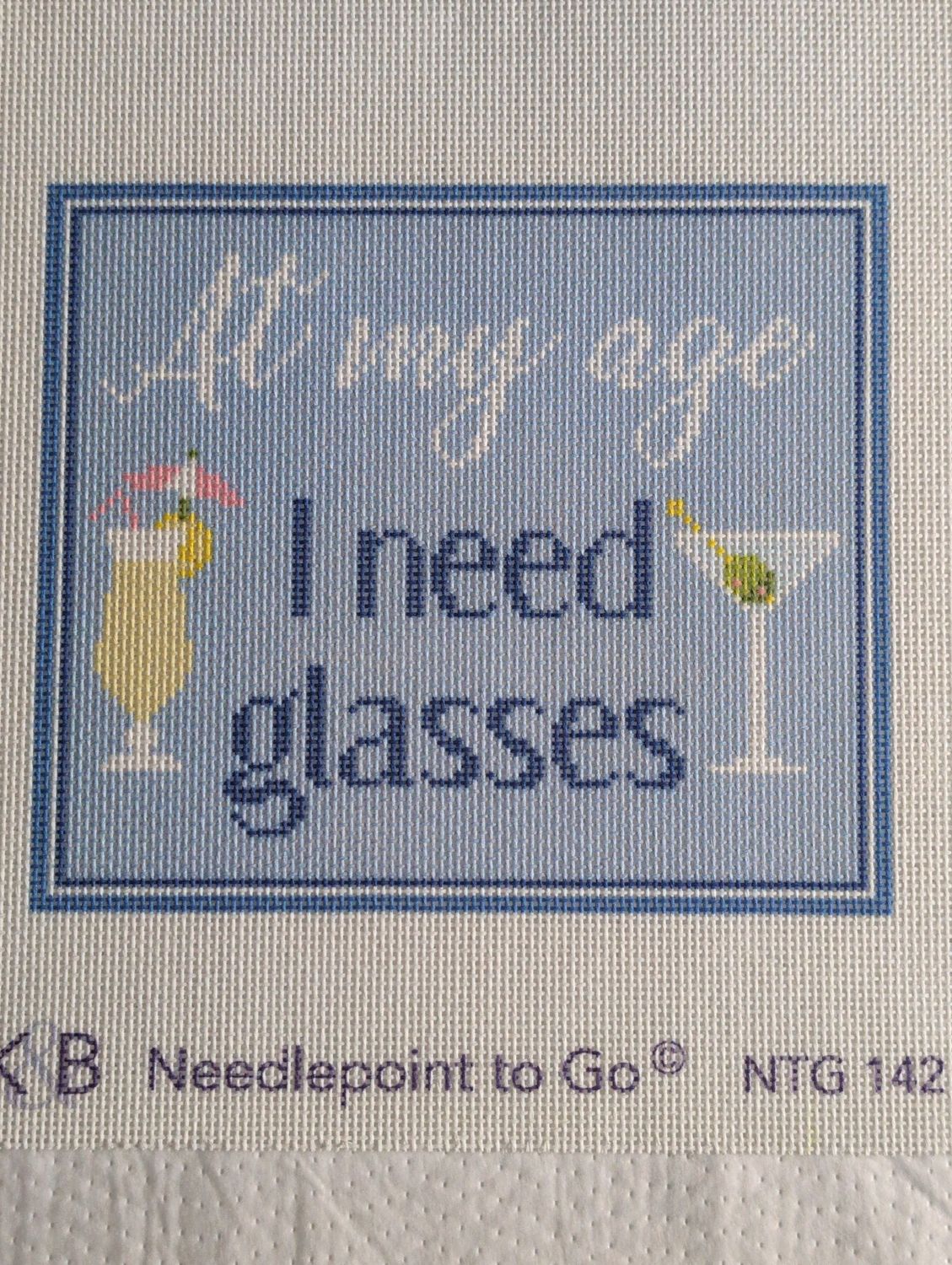 At My Age I Need Glasses