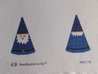 Navy Blue Santa Cone
