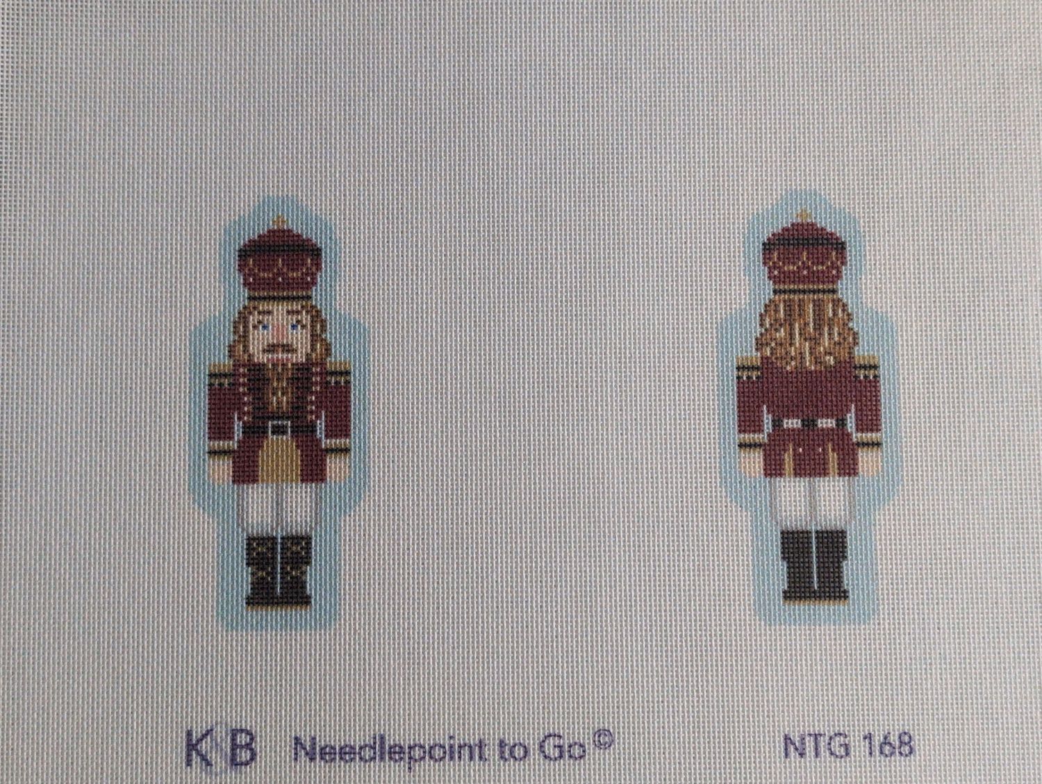 Maroon Two Sided Nutcracker