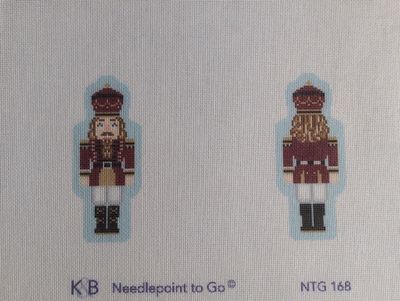 Maroon Two Sided Nutcracker