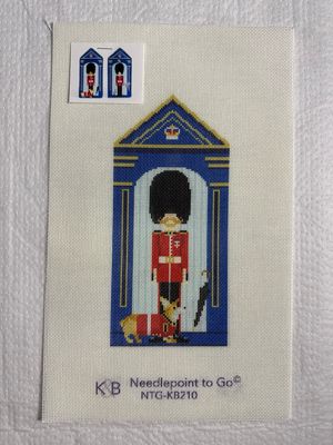 Kings Guard and Corgi Bookend