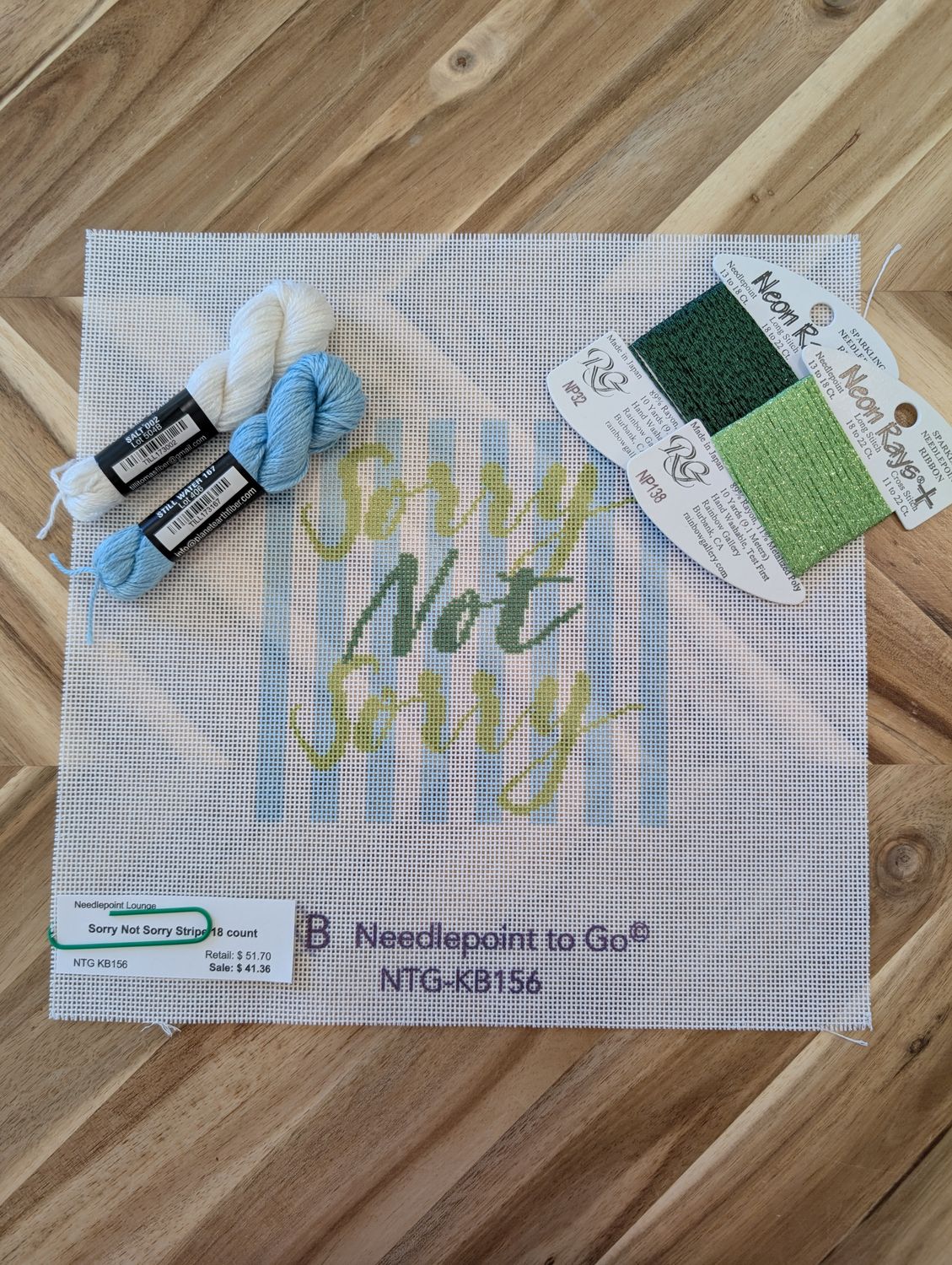 Sorry Not Sorry Stripe 18 count Kit