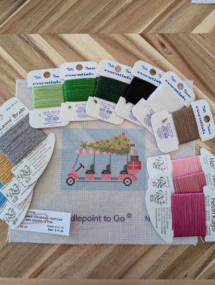 Palm Beach Christmas - Golf Cart with Christmas Tree Kit