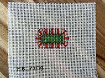 Santa Set #3 - Sleigh Candy Cane Stripes