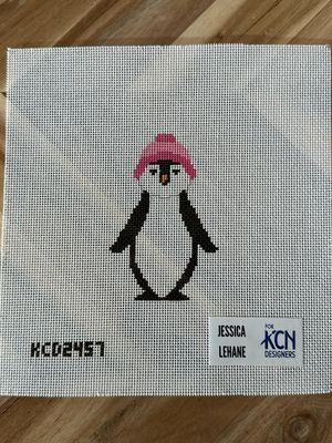 Penguin with Pink Hat