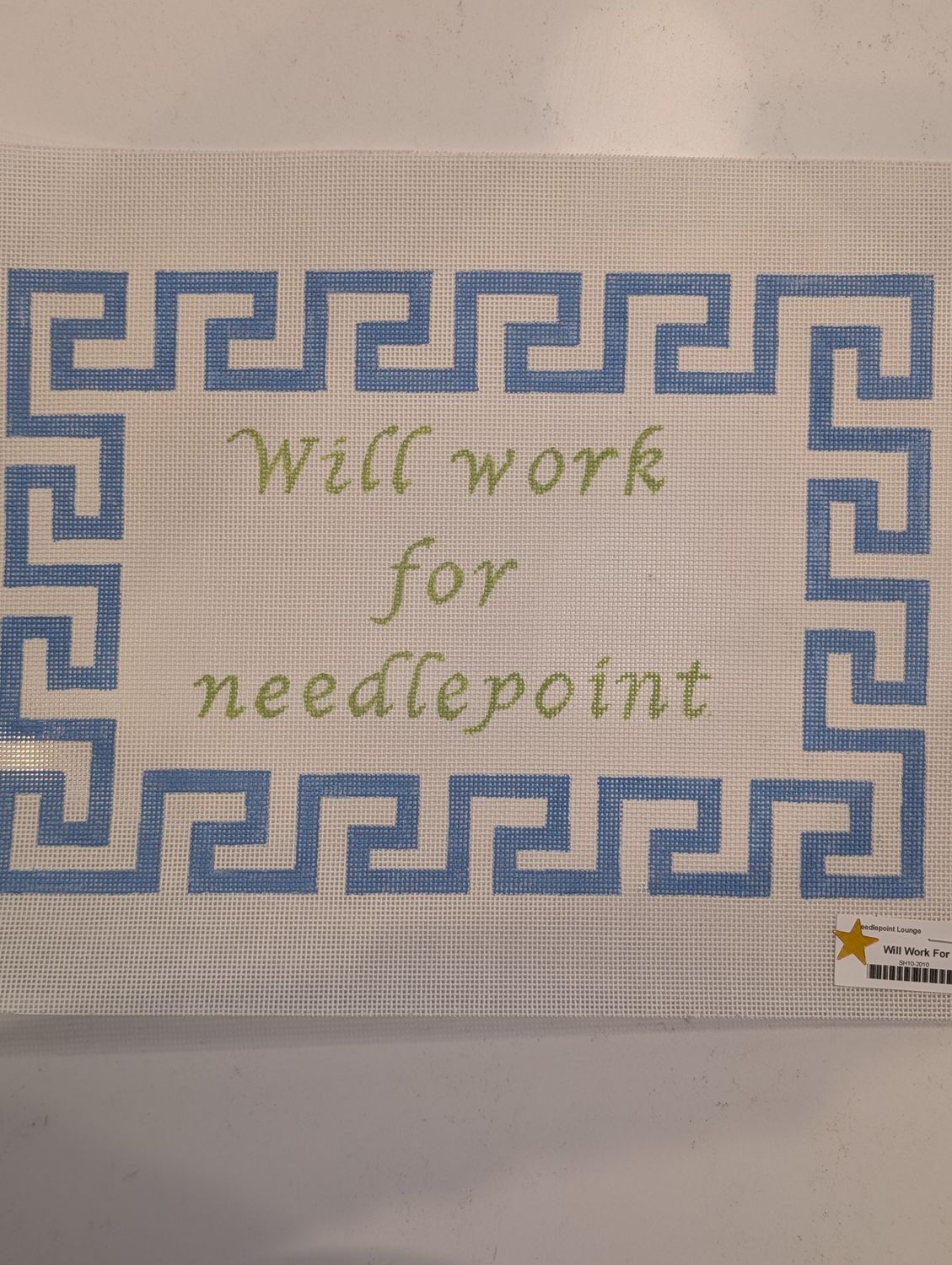 Will Work For Needlepoint