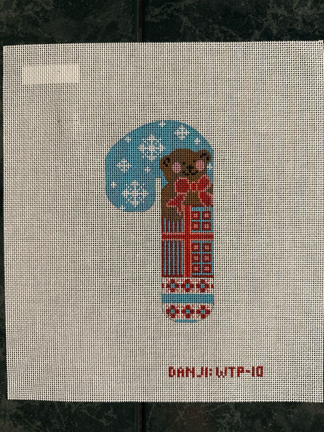 Teddy Bear Candy Cane