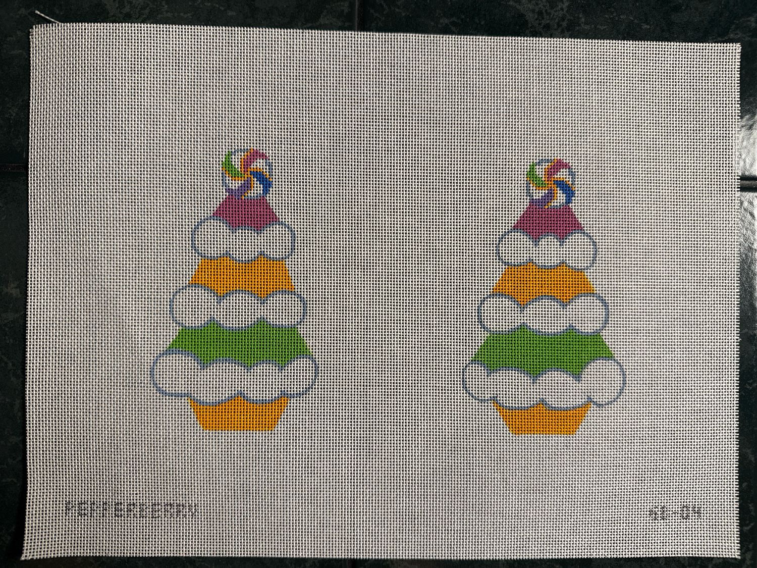 Gingerbread Candy Tree Front &amp; Back