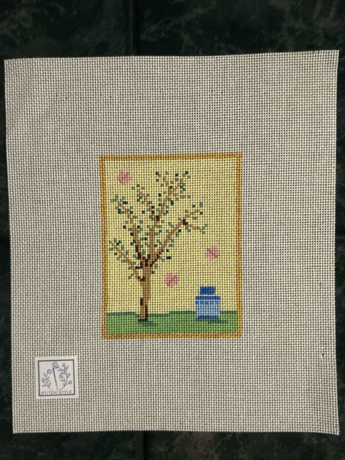 Chinoiserie Silk Screen Yellow with SG