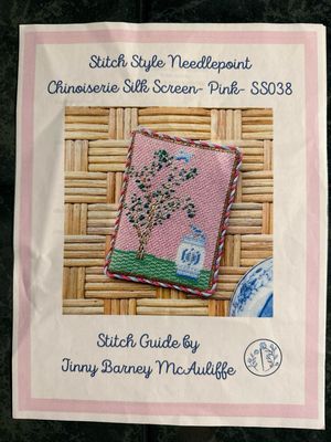 Chinoiserie Silk Screen Pink with SG