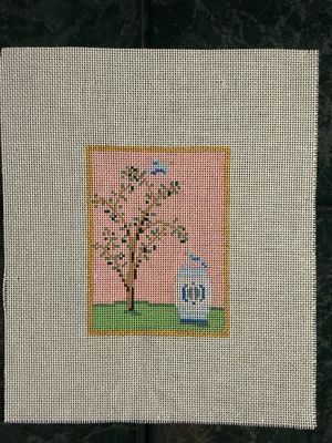 Chinoiserie Silk Screen Pink with SG