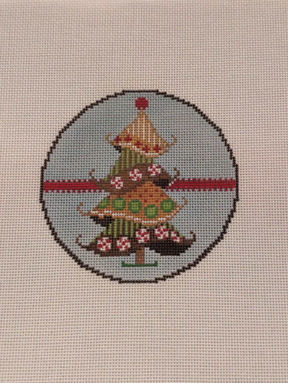 Peppermint Tree Round