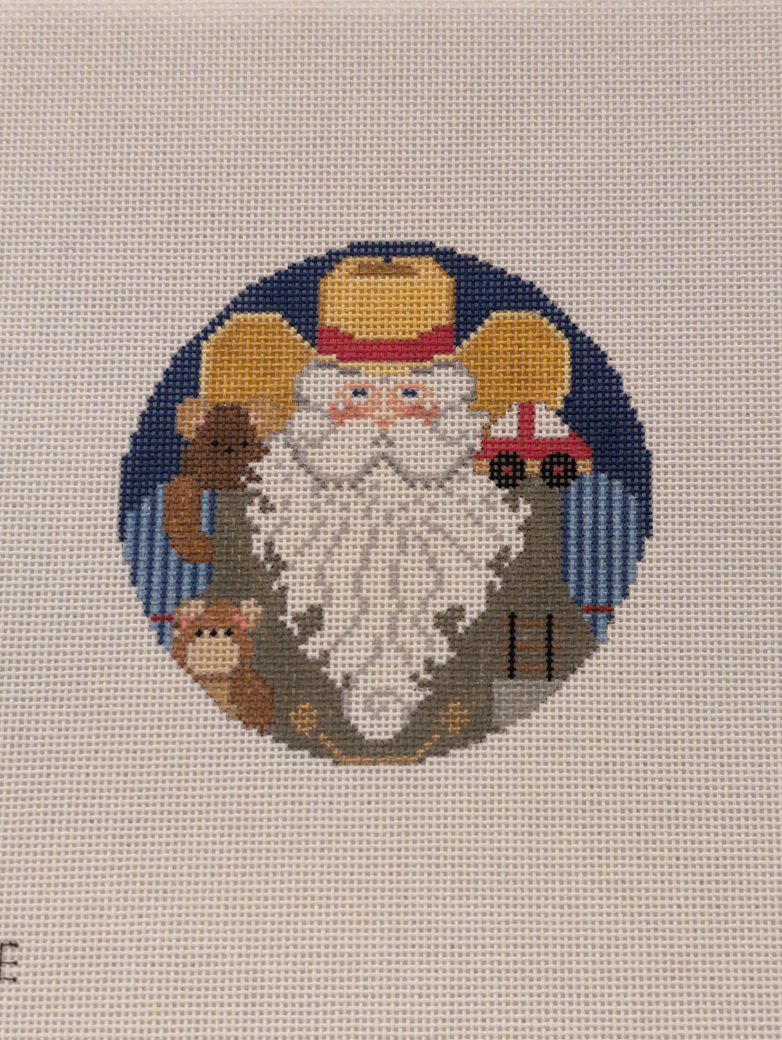 Cowboy Santa Round