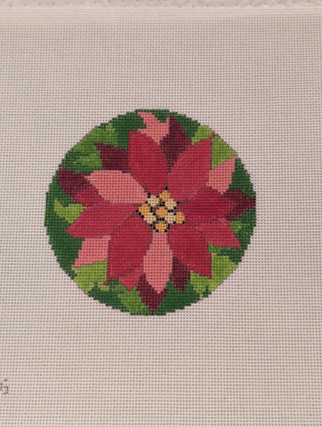 Poinsettia Round